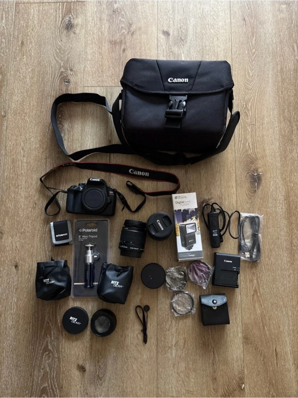 Selling my Canon EOS Rebel T6 DSLR camera in excellent condition. It has been ve